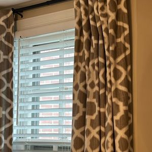 2 Ballard Design Curtain Panels